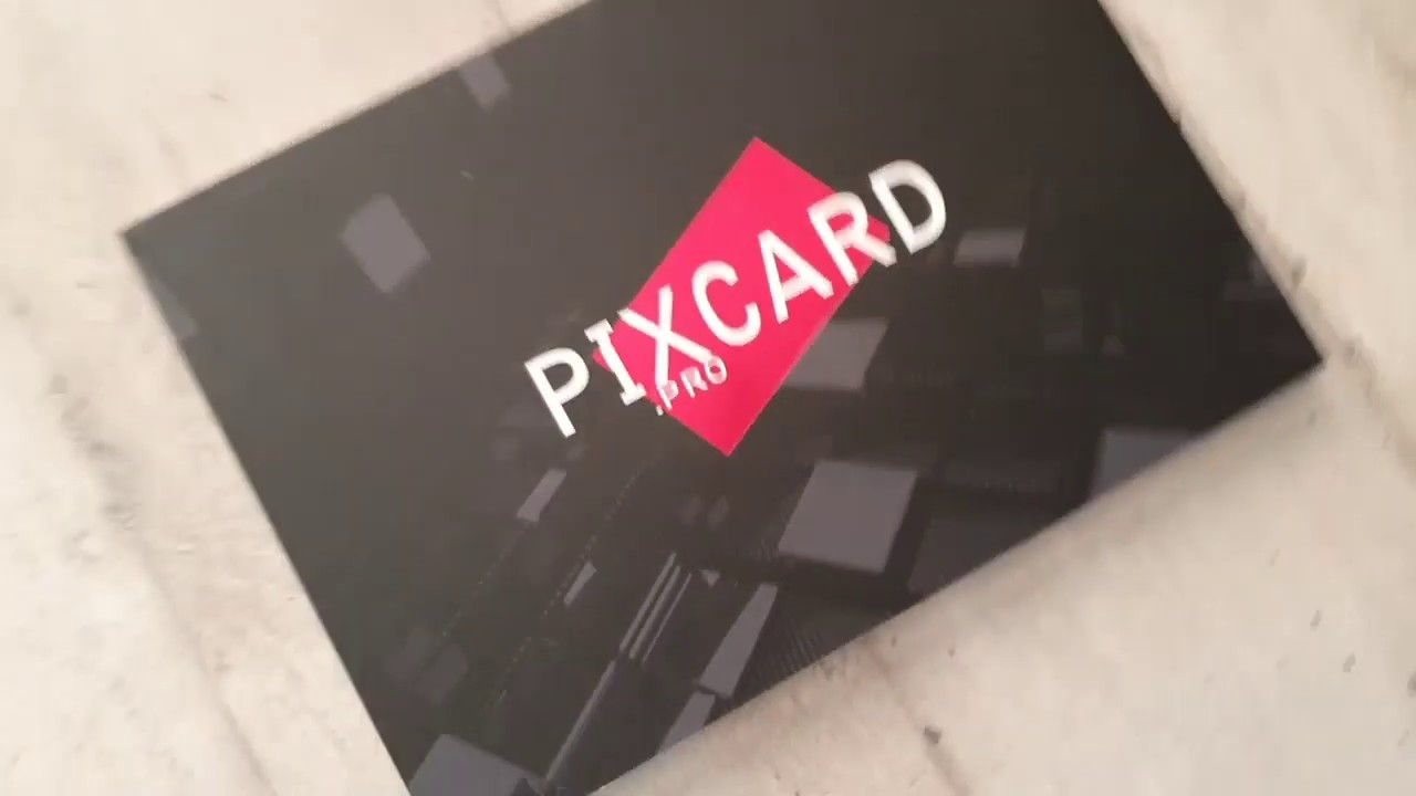 Aperçu de la vidéo de présentation Pixcard
